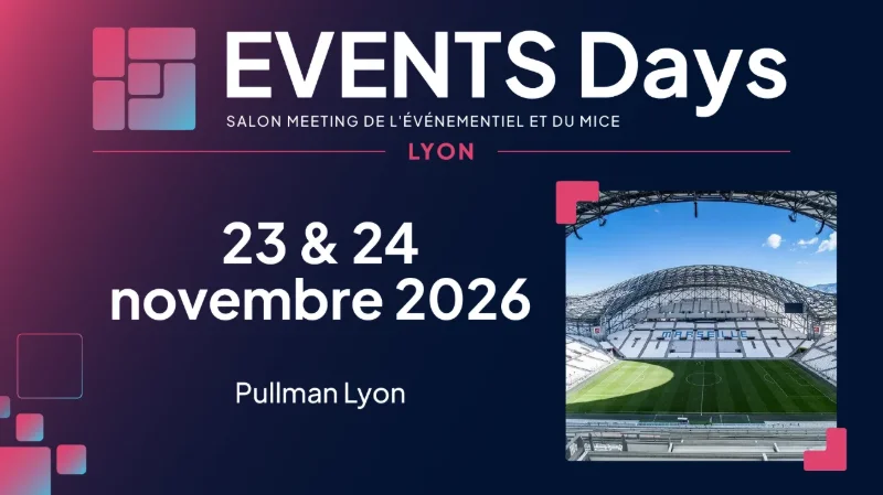Visuel EVENTS Days à Lyon, format paysage 16:9 (1920 × 1080)
