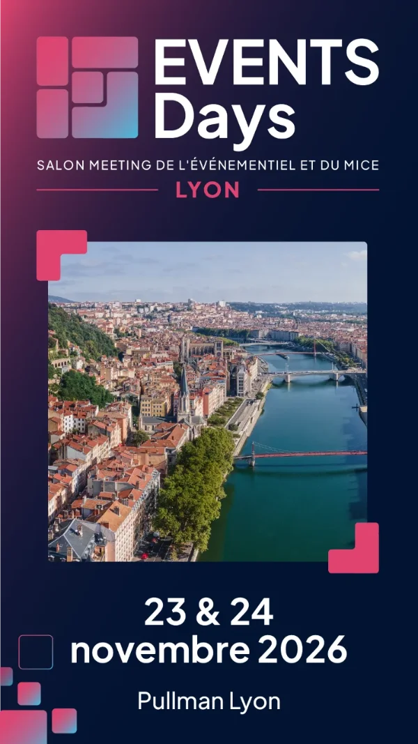 Visuel EVENTS Days à Lyon, format story 9:16 (1080 × 1920)